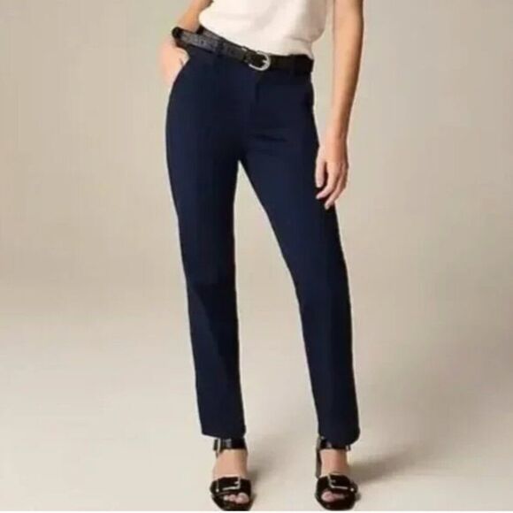 J. Crew by292 Kate Straight-leg Pant In Chino in Navy NWT/repaired  size 10 - Picture 3 of 10